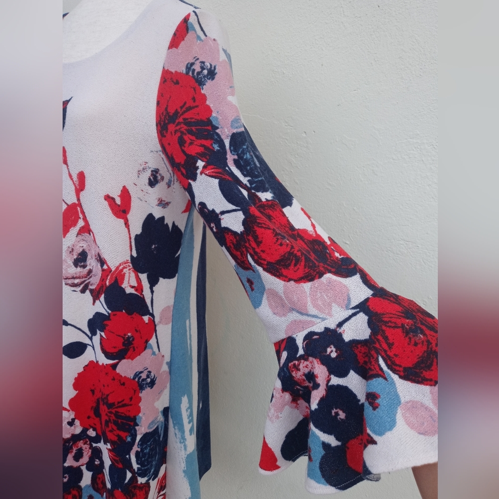 Maeve Anthousia Knit Floral Swing Dress - Picture 5 of 12